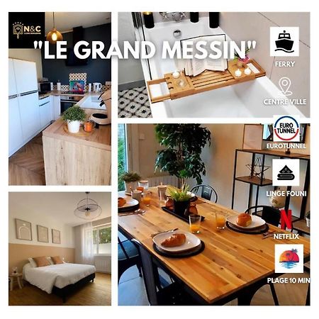 Le Grand Messin - Calais Nord -Cour - Plage - Ferry - Eurotunnel Extérieur photo